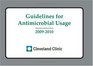 Guidelines for Antimicrobial Usage 20092010