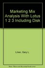 Marketing Mix Analysis With Lotus 1 2 3 Including Disk
