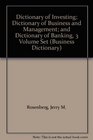 Business Dictionary Series/Dictionary of Banking/Dictionary of Business  Management/Dictionary of Investing