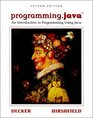 programmingjava An Introduction to Programming Using Java