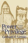 Power and Privilege A Theory of Social Stratification