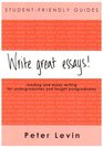 Write Great Essays Studentfriendly Guide Version for Shrinkwraps