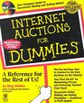 Internet for Dummies / Internet Auctions for Dummies
