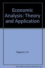 Economics Analysis Theory and Application