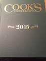 Cook's Illustrated 2015