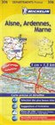 Aisne Ardennes Marne 1150000 Road Map 306