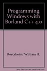 Programming Windows With Borland C 45/Book and Disk