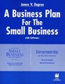 A Business Plan for the Small Business