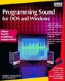 Programming Sound for DOS and Windows/Book and Disk