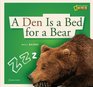 ZigZag A Den Is a Bed for a Bear