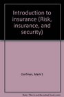 Introduction to insurance