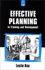 Effective Planning in Training and Development