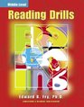 Reading Drills Middle