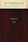 Interpreter A Journal of Mormon Scripture Volume 15