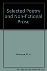 D H Lawrence Selected Poetry and NonFictional Prose