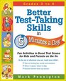 Better Test-Taking Skills in 5 Minutes a Day: Fun Activities to Boost Test Scores for Kids and Parents on the Go