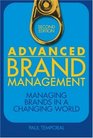 Advanced Brand Management Managing Brands in a Changing World