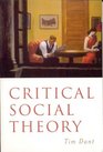Critical Social Theory Culture Society and Critique