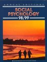 Annual Edition Social Psycology
