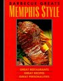 Barbecue Greats  Memphis Style  Great Restaurants Great Recipes Great Personalities