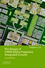 The Design of CMOS RadioFrequency Integrated Circuits
