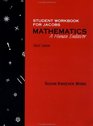 Student Workbook for Jacobs Mathematics A Human Endeaveavor