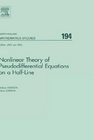 Nonlinear Theory of Pseudodifferential Equations on a Halfline