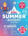 Kids Summer Academy by ArgoPrep  Grades 34 12 Weeks of Math Reading Science Logic Fitness and Yoga  Online Access Included  Prevent Summer Learning Loss