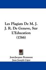 Les Plagiats De M J J R De Geneve Sur L'Education