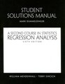 A Students Solutions Manual for Second Course in Statistics Regression Analysis