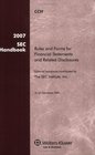 2007 SEC Handbook Rules and Forms for Financial Statements and Related Disclosure