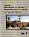 2007 Masonry Codes and Specifications for California
