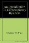 An introduction to contemporary business