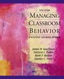 Managing Classroom Behaviors A Reflective CaseBased Approach