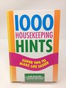 1000 Housekeeping Hints Supertips to Make Life Easier