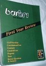 Barbri Bar Review  Civil Procedure Constitutional Law Contracts Criminal Law Property Torts Review QuestionsAnswers