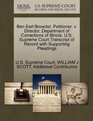 Ben Earl Browder Petitioner v Director Department of Corrections of Illinois US Supreme Court Transcript of Record with Supporting Pleadings