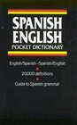 Spanish English Pocket Dictionary