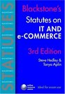 Blackstone's Statutes on IT and eCommerce
