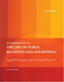 An Introduction to the Law of Public Relations and Advertising Legal Principles and Current Practices