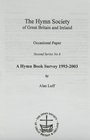 A Hymn Book Survey 19932003