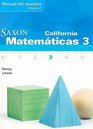 California Saxon Matematicas 3 Volumen 1