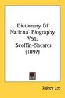 Dictionary Of National Biography V51 ScoffinSheares