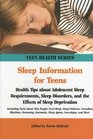 Sleep Information for Teens