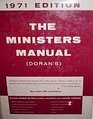 The Ministers Manual  Doran's 1971 Edition