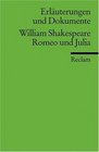 Romeo und Julia Erluterungen und Dokumente