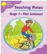 Oxford Reading Tree Stage 1 First Sentences Teaching Notes
