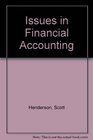 Issues in Financial Accounting