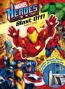Marvel Heroes Blast Off Wall Clings