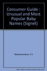 Unusual and Most Popular Baby Names